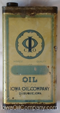 Tall Rectangle Old 1 Gallon Motor Oil Can